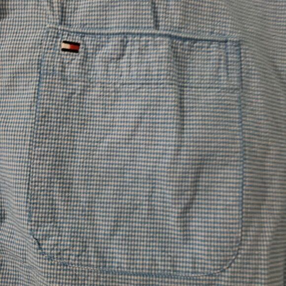 Tommy Hilfiger Classic Plaid Shirt Sz Large - Picture 3 of 4